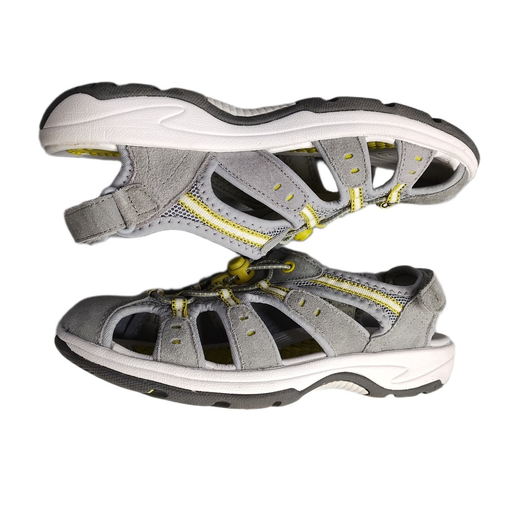 Lands' End Fisherman Sandals Womens US Size 8B Multi Bungee Laces Hook & Loop